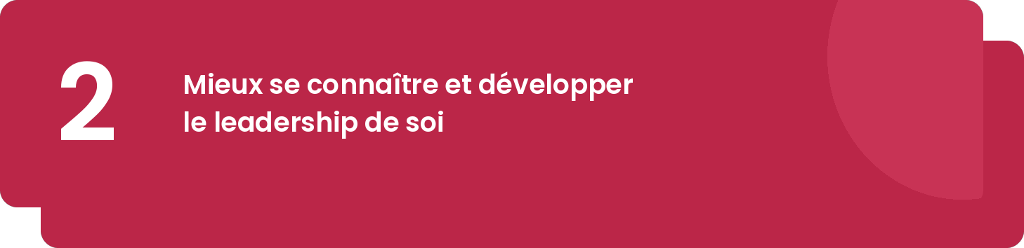 Étape 2 — Mieux se connaître et développer le leadership de soi